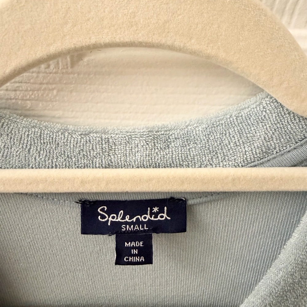 Splendid Light Blue Terry Lounge Set - Picture 4 of 4